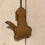 Brown Dog Ornament