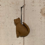 Brown Cat Ornament