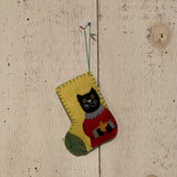 Stocking Ornament - Sweater Cat