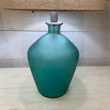 Sea Glass Bottle Lamps